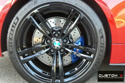 BMW M3,M4 437M 휠 상처 수리 후, 블랙 유광 휠도색. / 용인 처인구