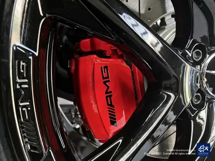 벤츠 GLE53 AMG 블랙유광 휠도색 + 레드 캘리퍼 도색 / 용인 처인구
