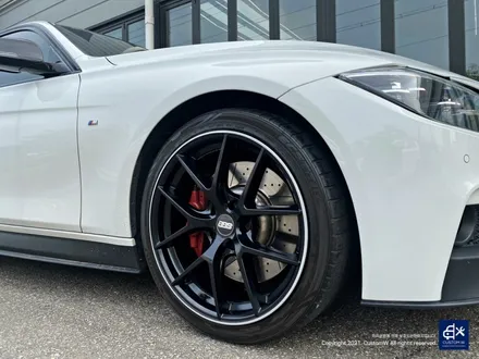 BMW F30 320d 블랙 실버 무광 투톤 휠도색 / 용인 처인구