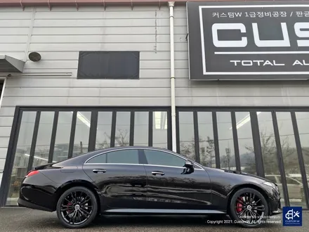 벤츠 CLS400d 휠수리 후 블랙유광 휠도색 / 용인 처인구