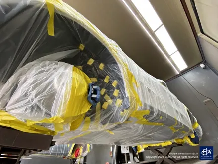 BMW X6 40i 신차 741M 블랙유광 휠도색 + 레드 캘리퍼 도색 / 용인 처인구