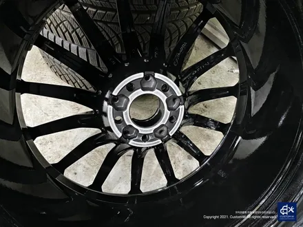 벤츠 GT43 AMG 블랙 실버 투톤 휠도색 & 카본 세라믹 골드 캘리퍼 도색 / 용인 처인구