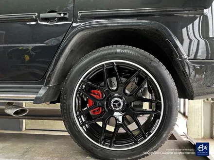 벤츠 G63 AMG G바겐 22인치 블랙 실버 투톤 유광 휠도색 / 용인 처인구