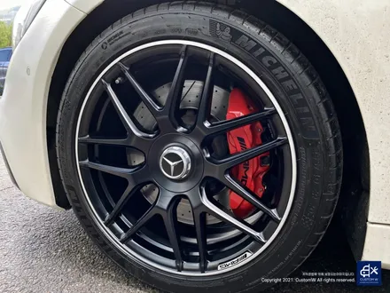 벤츠 S63 AMG 쿠페 휠수리 후 블랙 실버 투톤 무광 휠도색 / 용인 처인구