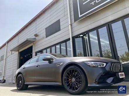벤츠 GT43 AMG 휠수리 후 블랙유광 휠도색 / 용인 처인구