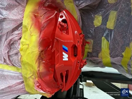 BMW G24 420i 860M 블랙유광 휠도색 + 레드 캘리퍼 도색 / 용인 처인구