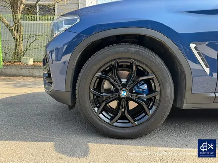 BMW G03 X3 20D X drive 19인치 유광 블랙 휠 도색 그리고 블루 캘리퍼 도색 작업까지_! (feat. 고객분께서 작성해 주신 후기글) / 용인 처인구