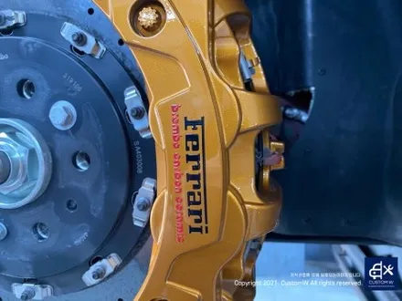 페라리 488 피스타 카본 세라믹 골드 캘리퍼 도색 Ferrari 488 Pista / 용인 처인구
