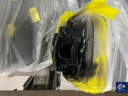아우디 인증 중고차 상품화 작업  A8L(롱바디)  55TFSI CNC 다이아몬드 커팅 가공을 이용한 블랙 폴리시 휠 커스텀 도색 작업 그리고 블랙 캘리퍼 도색 작업까지_! / 용인 처인구