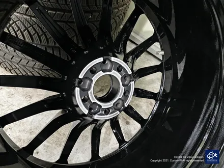 벤츠 GT43 AMG 블랙 실버 투톤 휠도색 & 카본 세라믹 골드 캘리퍼 도색 / 용인 처인구