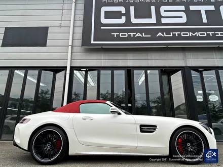 벤츠 AMG GTC 로드스터 블랙 실버 무광 투톤 휠도색 / 용인 처인구