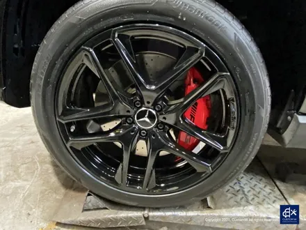 벤츠 GLE53 AMG 휠수리 후 블랙유광 휠도색 / 용인 처인구