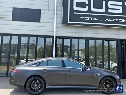 벤츠 GT43 AMG 휠수리 후 블랙유광 휠도색 / 용인 처인구