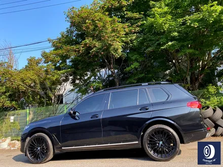 BMW X7 22인치 757 타 업체 휠 수리 도색 불량 재작업 / 약품 박리 후, 하이그로시 블랙 (검정 유광) 휠도색 / 용인 처인구