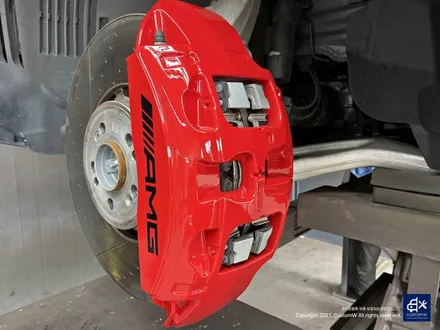 벤츠 GLE53 AMG 쿠페 블랙유광 휠도색 + 레드 캘리퍼 도색 / 용인 처인구