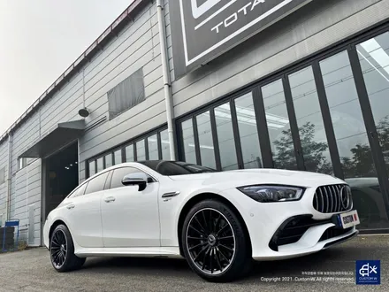 벤츠 GT43 AMG 휠수리 후 블랙실버 투톤 유광 휠도색 / 용인 처인구