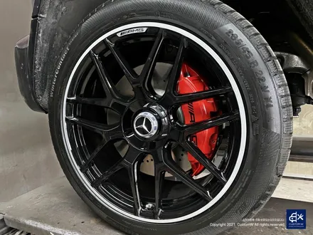 벤츠 G63 AMG G바겐 22인치 블랙 실버 투톤 유광 휠도색 / 용인 처인구