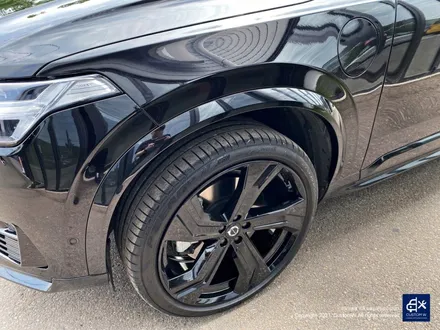 볼보 XC90 휠수리 후 블랙유광 휠도색 / 용인 처인구