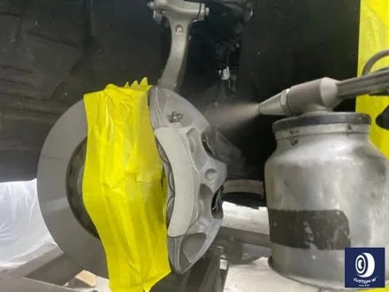 아우디 A7 55TFSI e 20인치 다이아몬드 커팅 가공을 이용한 블랙 폴리시 휠 커스텀 +  부식 방지 블랙 컬러로 캘리퍼 도색 작업까지_! / 용인 처인구