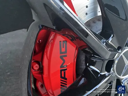 벤츠 E53 AMG 블랙실버 투톤 휠도색 + 레드 캘리퍼 도색 / 용인 처인구