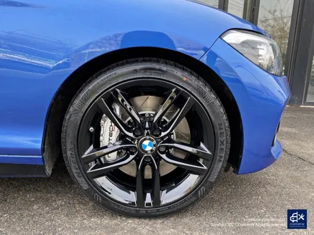 BMW 118d 휠수리 후 블랙유광 휠도색 / 용인 처인구