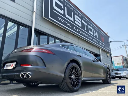 벤츠 GT43 AMG 휠수리 후 블랙유광 휠도색 / 용인 처인구
