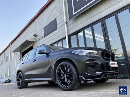 BMW G05 X5 40i 21인치 741M 휠수리 후 블랙유광 휠도색 / 용인 처인구