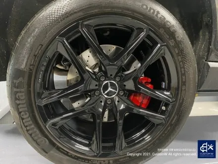 벤츠 GLE53 AMG 블랙 유광 휠도색 그리고 레드 캘리퍼 도색까지_! 완벽한 컬러 밸런스_! / 용인 처인구