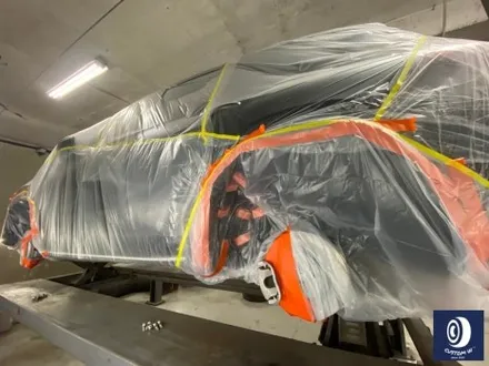 벤츠 26년식 GLE450 신차 출고 작업 / 블랙 유광 휠도색 + 레드 캘리퍼 도색 / 용인 처인구