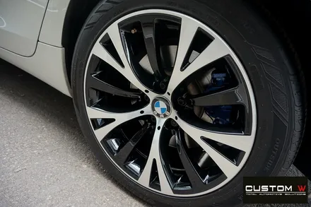BMW 5GT 잘 못된 휠수리로 엉망이 된 휠 재작업. 다이아몬드 커팅 블랙 폴리시 휠로 재탄생 그리고  캘리퍼 도색까지.! / 용인 처인구