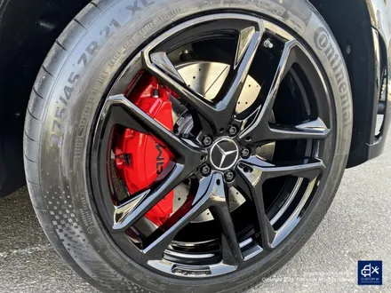 벤츠 GLE53 AMG 블랙유광 휠도색 + 레드 캘리퍼 도색 / 용인 처인구