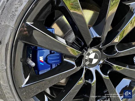역대급 분진 제거! BMW F10 528i 휠수리 후 블랙유광 휠도색 + 블루 캘리퍼 도색 / 용인 처인구