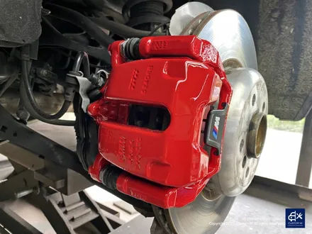 BMW X4 M40i 휠수리 후 블랙유광 휠도색 + 레드 캘리퍼 도색 / 용인 처인구