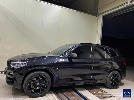BMW X3 박리 후 블랙유광 휠도색 / 용인 처인구