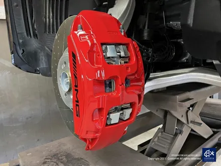 벤츠 신차 GLE53 AMG 블랙유광 휠도색 & 레드 캘리퍼 도색 / 용인 처인구