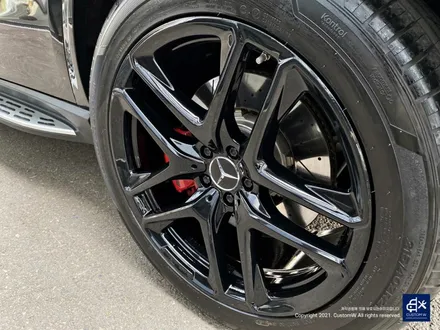 벤츠 GLE53 AMG 휠수리 후 블랙유광 휠도색 / 용인 처인구
