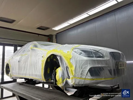 BMW 640d 휠수리 후 블랙유광 휠도색 + 레드 캘리퍼 도색 / 용인 처인구