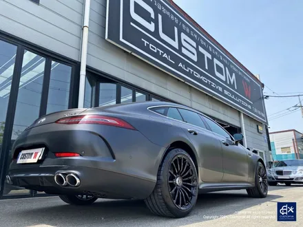 벤츠 GT43 AMG 휠수리 후 블랙유광 휠도색 / 용인 처인구