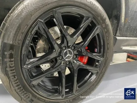 벤츠 GLE53 AMG 블랙 유광 휠도색 그리고 레드 캘리퍼 도색까지_! 완벽한 컬러 밸런스_! / 용인 처인구