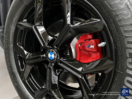 BMW X3 블랙유광 휠도색 + 레드 캘리퍼 도색 / 용인 처인구