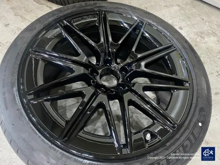 벤츠 신형 GT43 AMG 블랙유광 휠도색 + 애시드 그린 캘리퍼 도색 / 용인 처인구