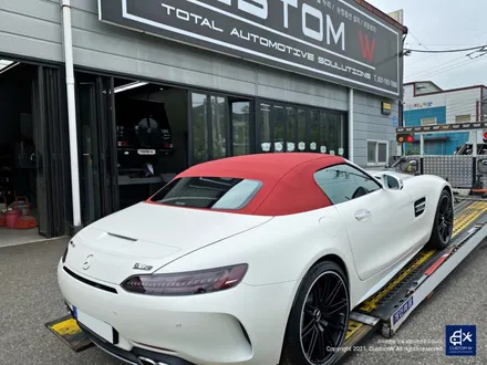 벤츠 AMG GTC 로드스터 블랙 실버 무광 투톤 휠도색 / 용인 처인구