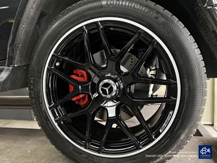 벤츠 G63 AMG G바겐 22인치 블랙 실버 투톤 유광 휠도색 / 용인 처인구