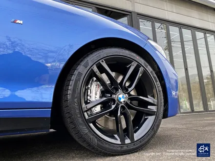 BMW 118d 휠수리 후 블랙유광 휠도색 / 용인 처인구