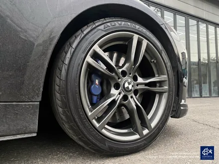 BMW F30 330i 휠수리 후 건메탈 유광 휠도색 / 용인 처인구