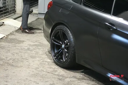 BMW M4 맷블랙(블랙무광) 휠도색으로 바디와 완벽한 조화를 맞추다. / 용인 처인구