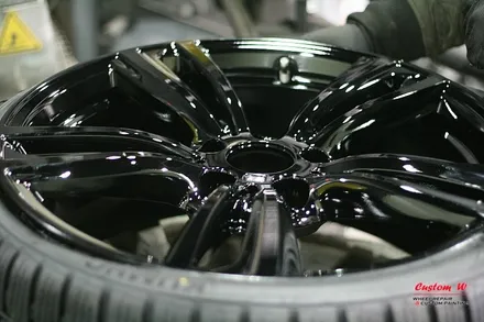 블랙유광 휠도색, BMW 435D 19인치 다이아몬드컷팅휠 블랙으로 변신! / 용인 처인구