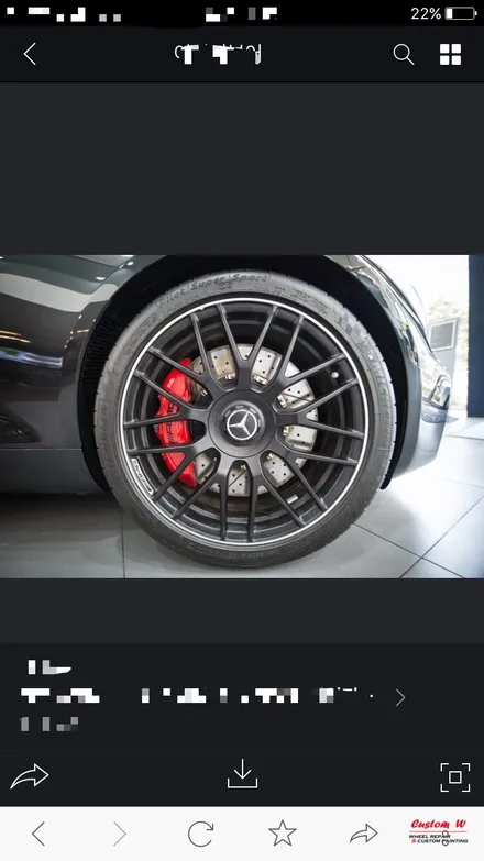 포르쉐를 잡기 위한 벤츠의 역작 AMG GT! 커스텀 휠도색과 캘리퍼도색을 했습니다. / 용인 처인구