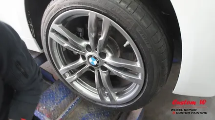 커스텀W에서 자주 하는 BMW 3시리즈 18인치 441M 휠복원 작업입니다. / 용인 처인구