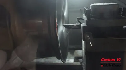 벤츠 S400의 멋진 AMG 마차 휠에 상처를 깔끔하게 다이아몬드컷팅 휠수리. / 용인 처인구